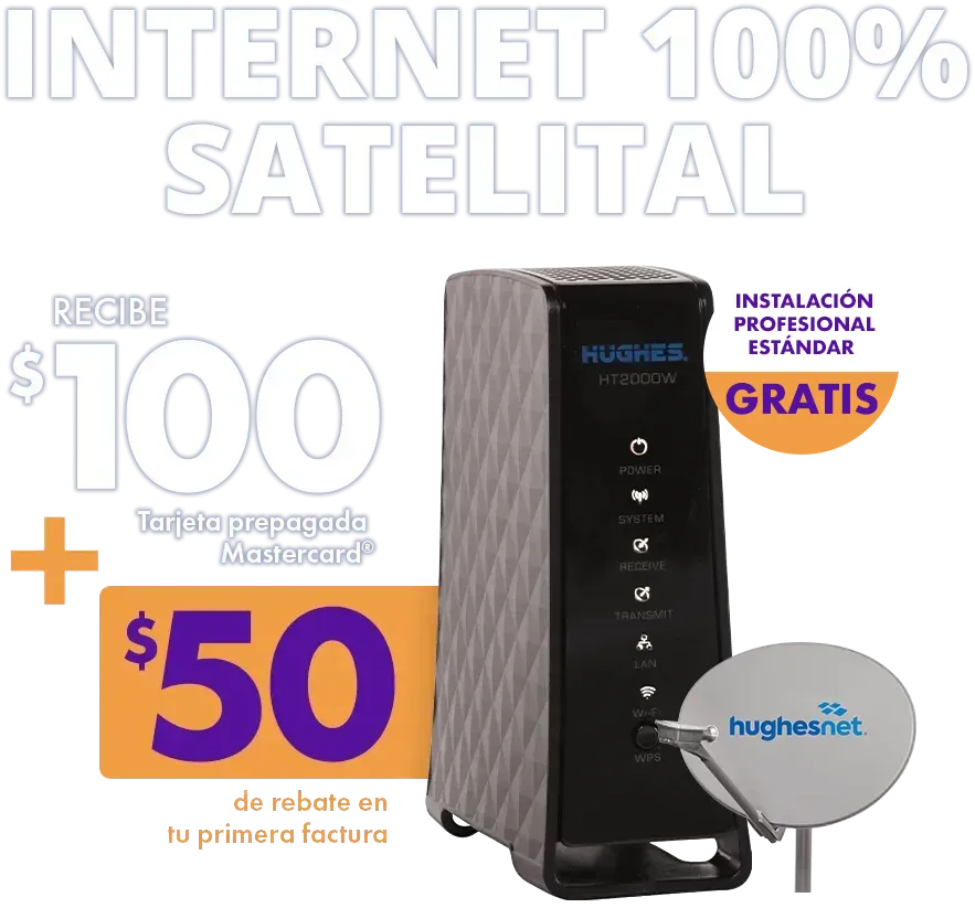 Internet 100% Satellital